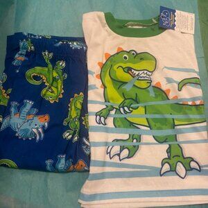 PJ&ME 2T BOYS DINOSAUR PAJAMAS SET